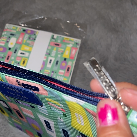 Clinique x kate spade make up bag & Note Cards NEW - Picture 4 of 5
